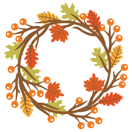 Detail Fall Garland Clipart Nomer 8