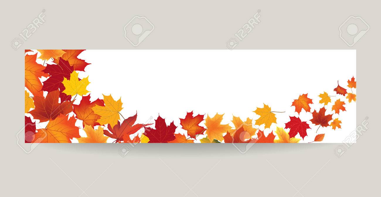 Detail Fall Leaf Banner Clipart Nomer 18