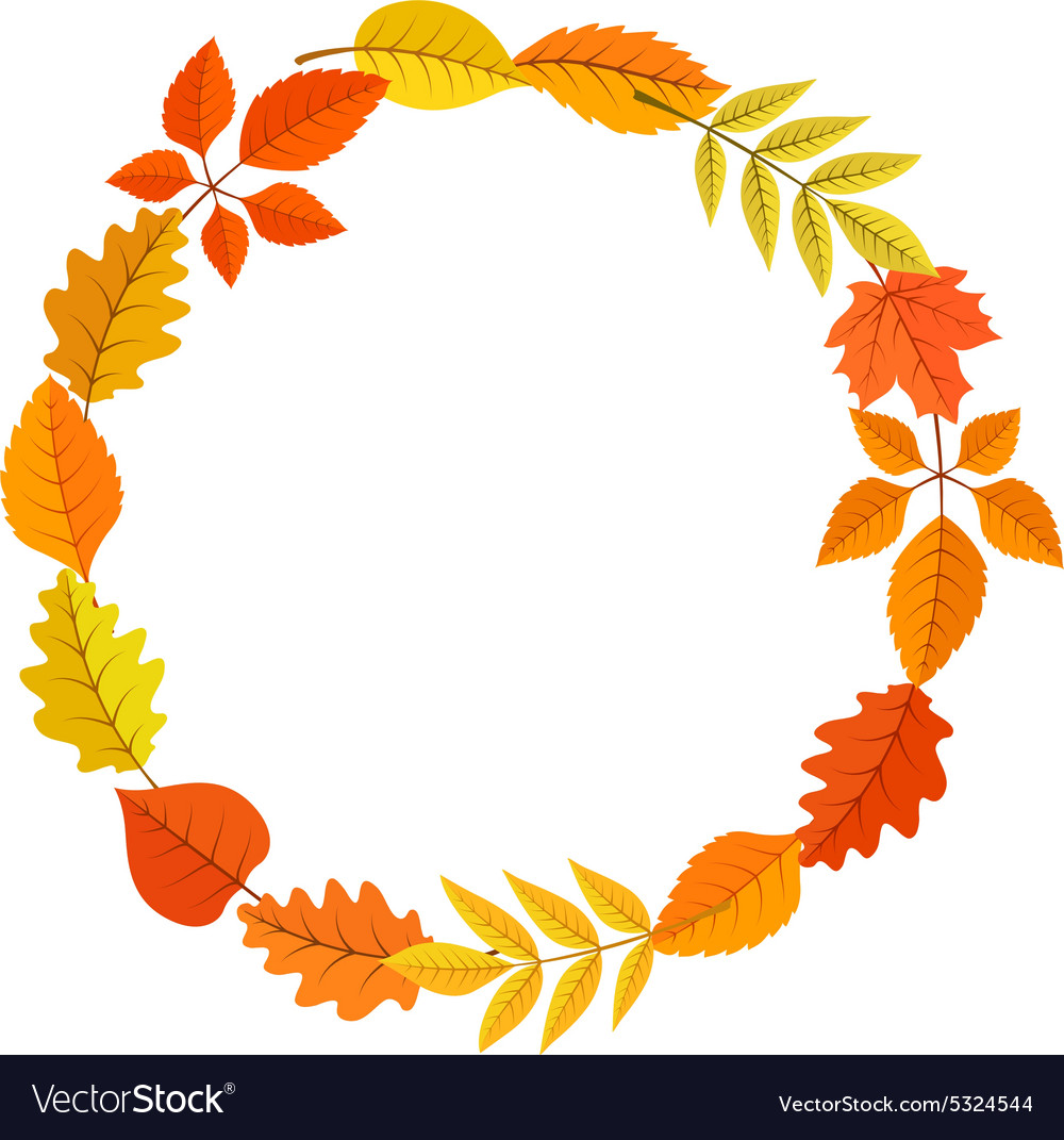 Detail Fall Leaf Garland Clip Art Nomer 40