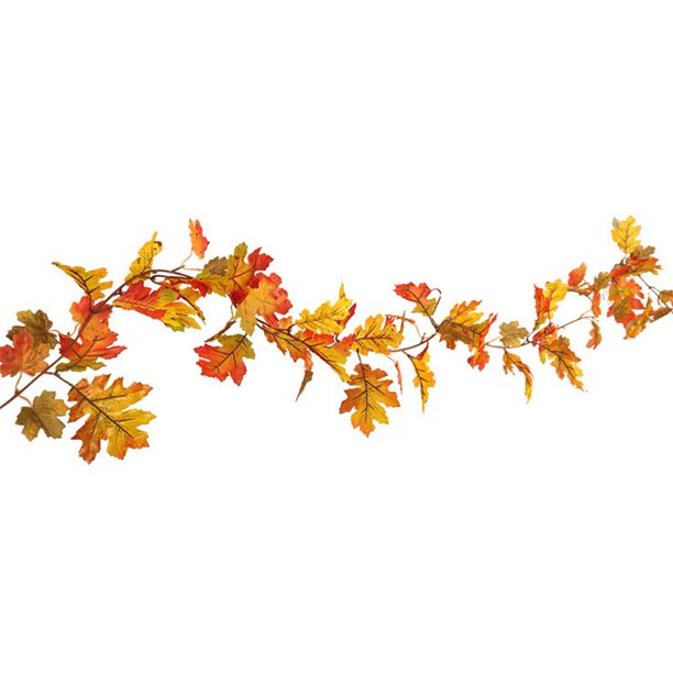 Detail Fall Leaf Garland Clipart Nomer 10