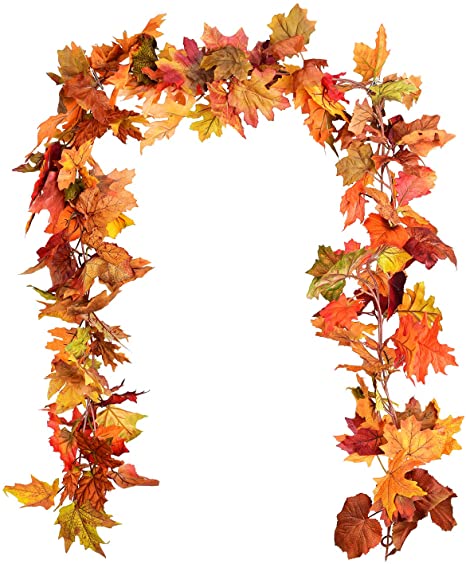 Detail Fall Leaf Garland Clipart Nomer 35