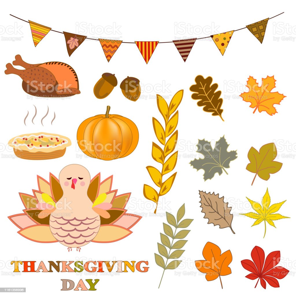 Detail Fall Leaf Garland Clipart Nomer 47