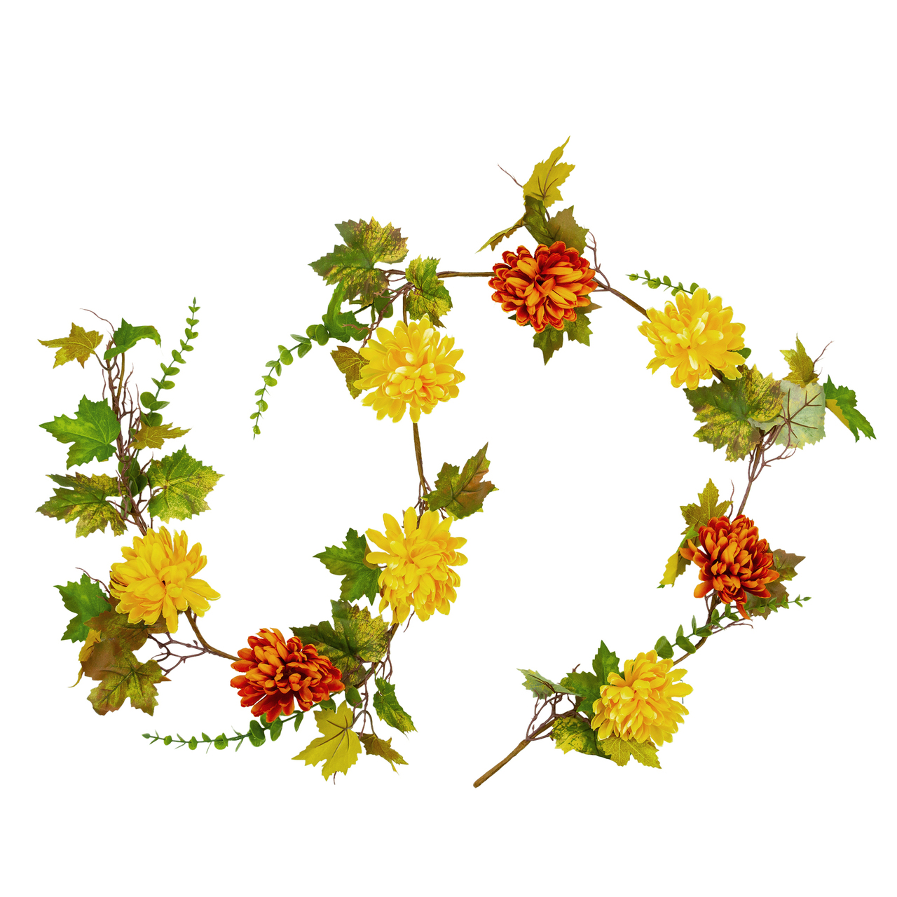 Detail Fall Leaf Garland Clipart Nomer 48
