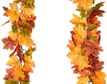 Detail Fall Leaf Garland Clipart Nomer 51