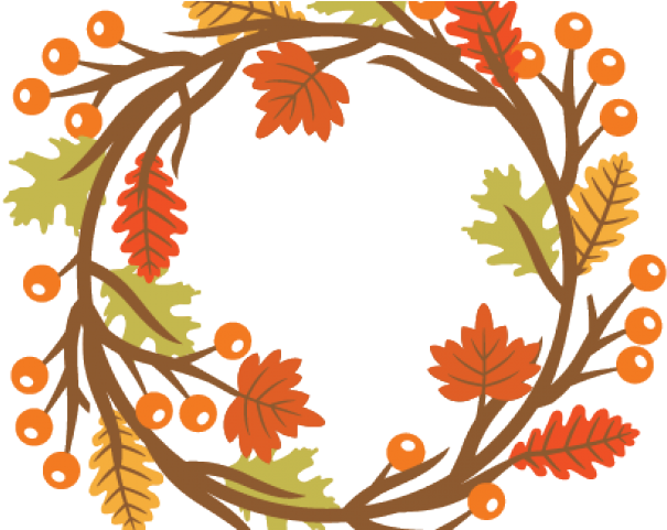 Detail Fall Leaf Garland Clipart Nomer 53