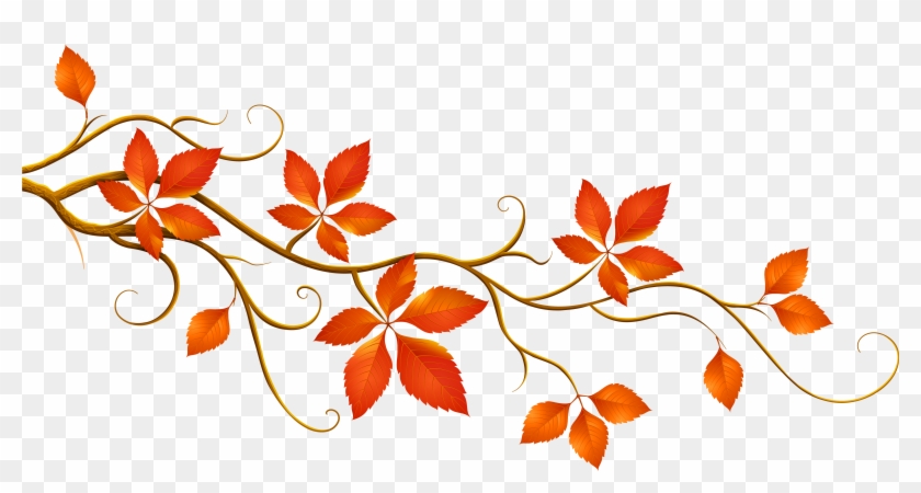 Detail Fall Leaves Banner Clip Art Nomer 13