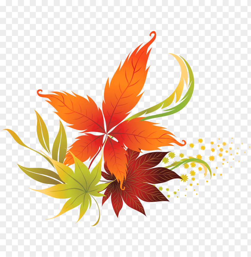 Detail Fall Leaves Clipart Png Nomer 48