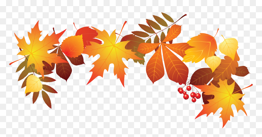 Detail Fall Leaves Clipart Transparent Nomer 30