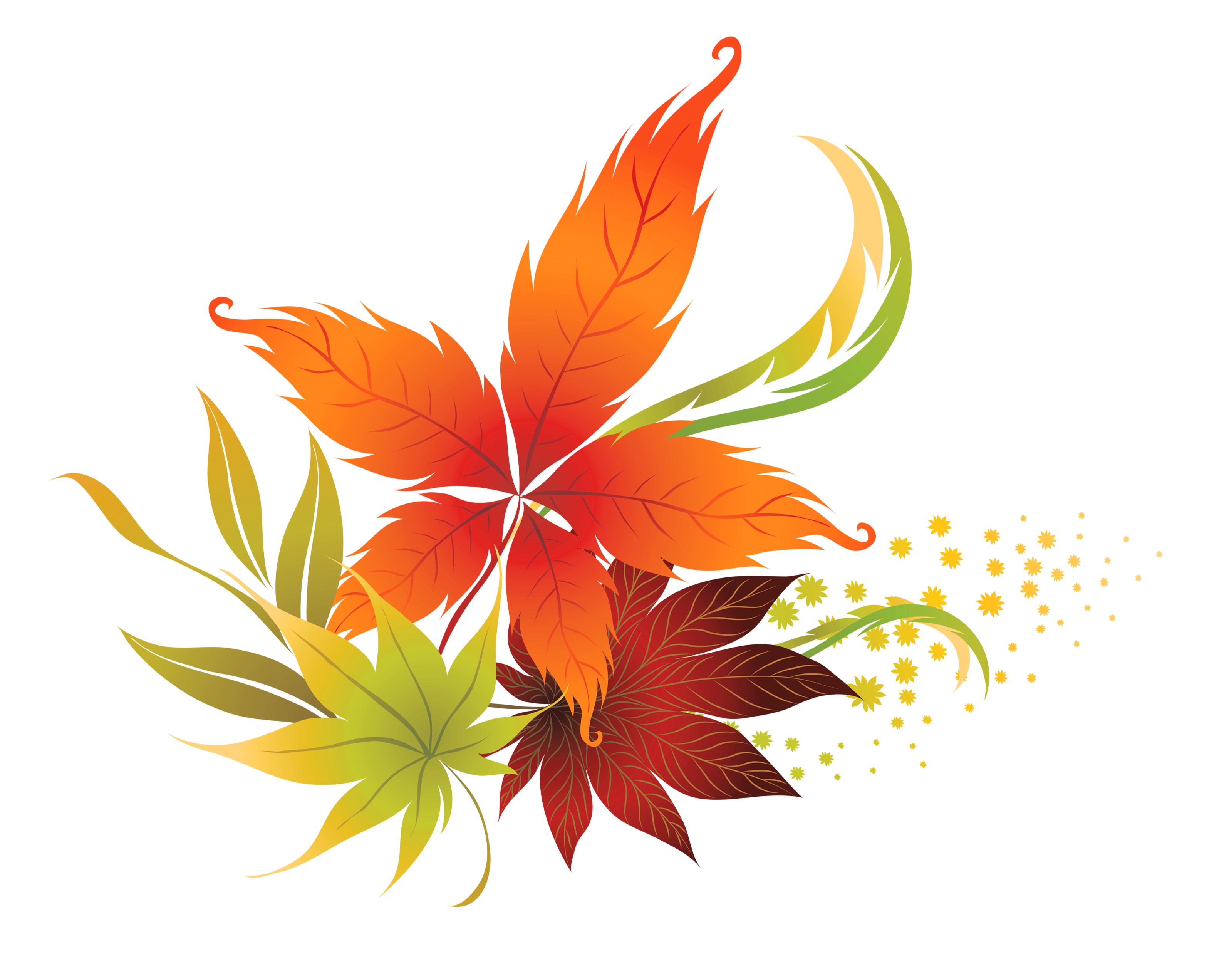 Detail Fall Leaves Clipart Transparent Background Nomer 30