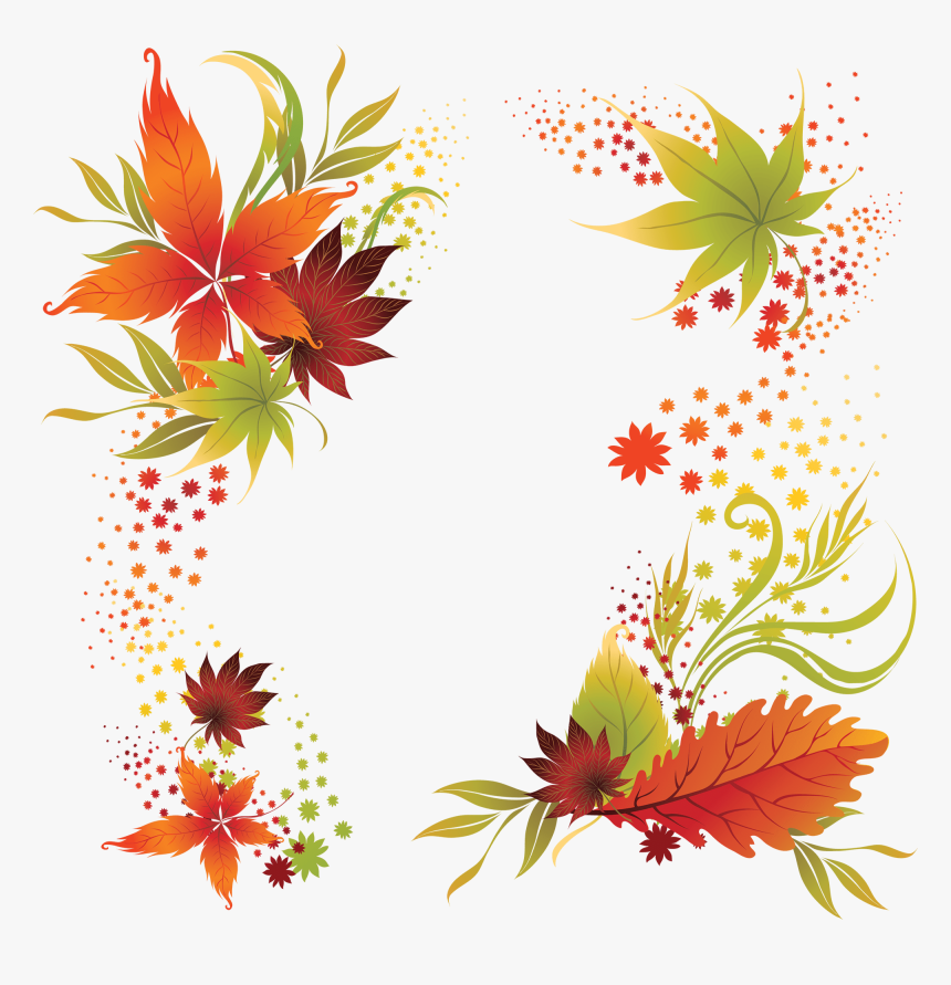 Detail Fall Leaves Frame Png Nomer 14