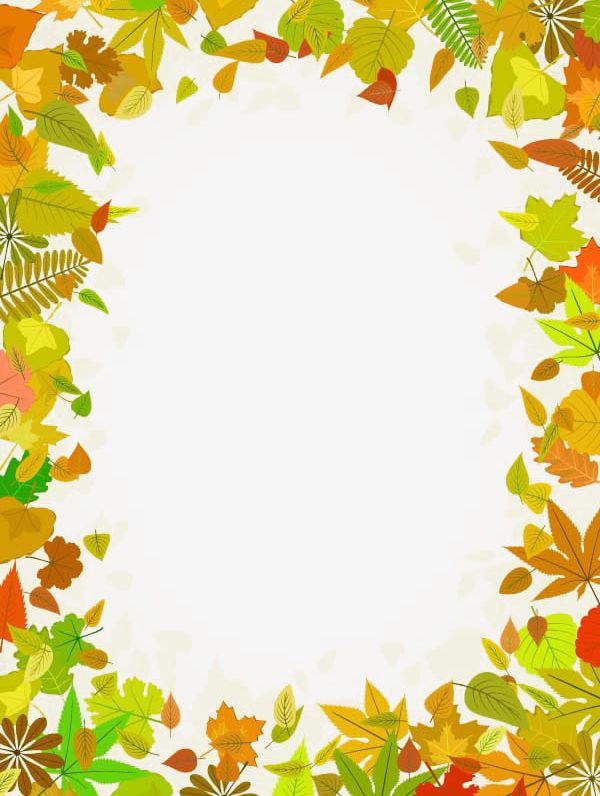 Detail Fall Leaves Frame Png Nomer 15