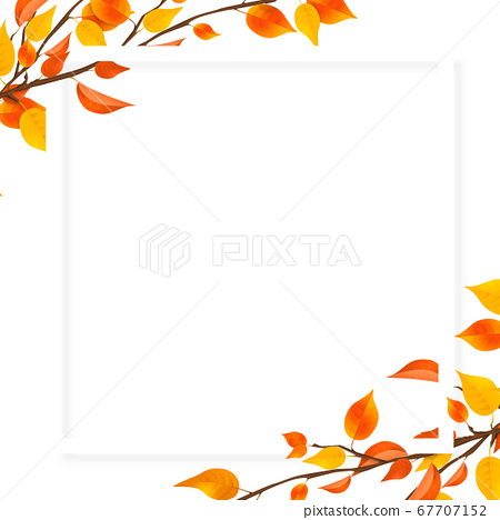 Detail Fall Leaves Frame Png Nomer 19