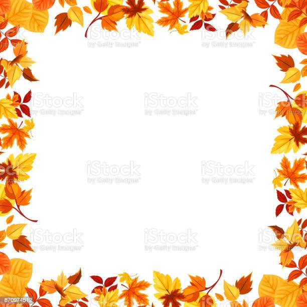 Detail Fall Leaves Frame Png Nomer 29