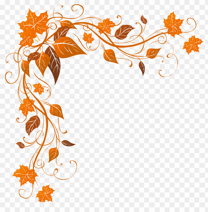 Detail Fall Leaves Frame Png Nomer 33