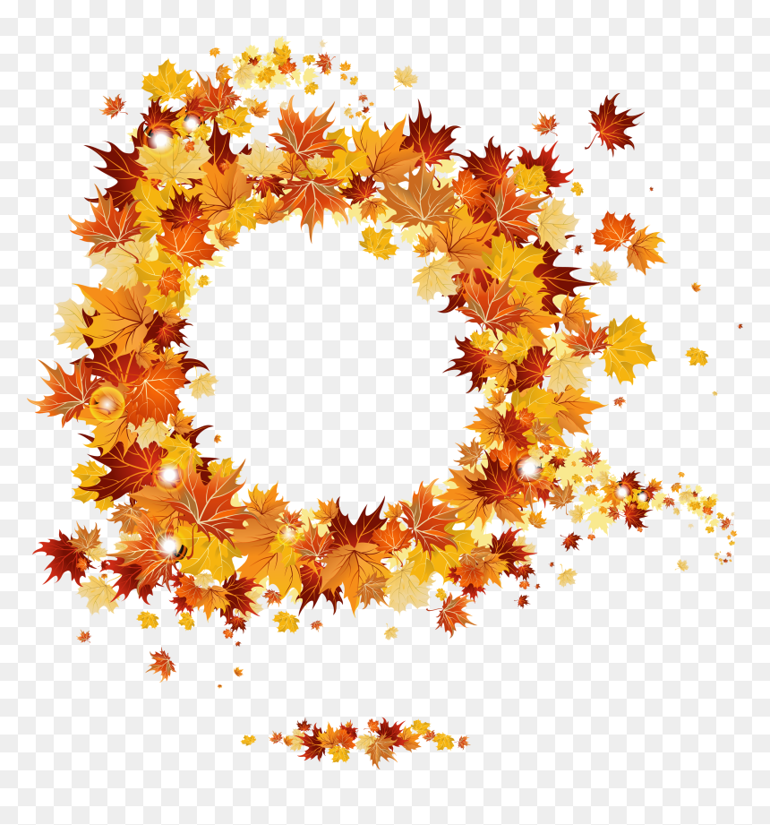 Detail Fall Leaves Frame Png Nomer 40