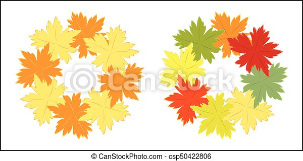 Detail Fall Leaves Garland Clipart Nomer 44