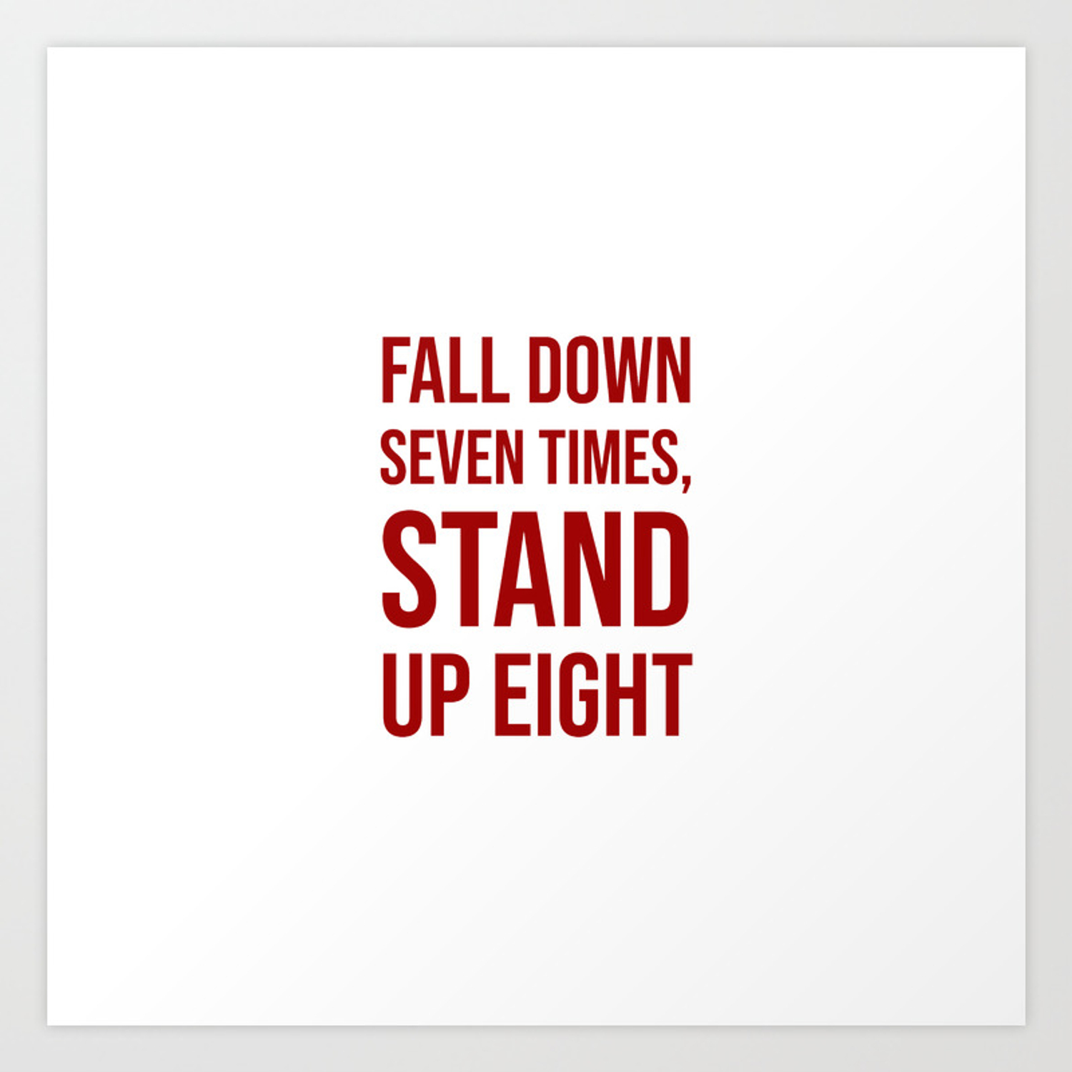 Detail Fall Seven Times Stand Up Eight Quotes Nomer 22
