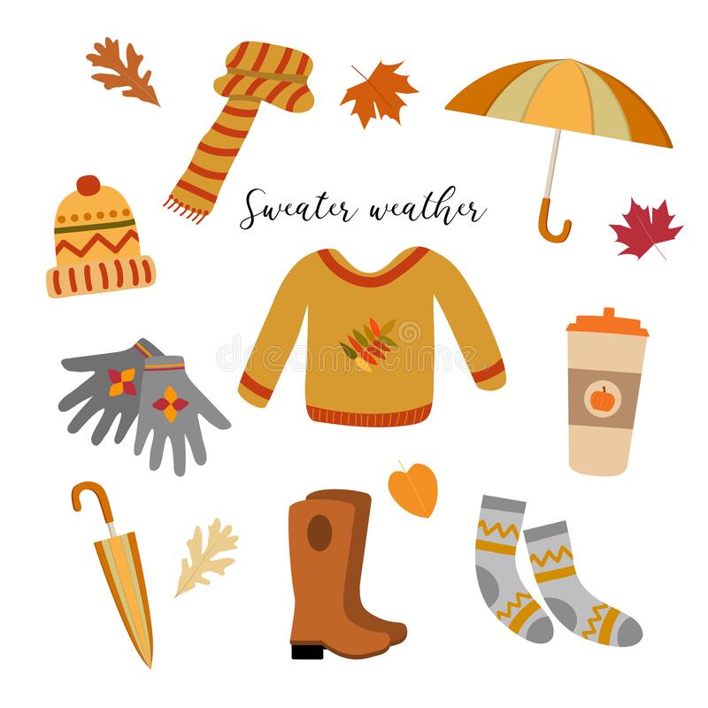 Detail Fall Sweater Clipart Nomer 36