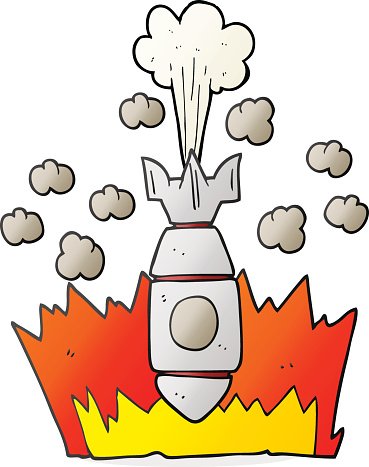 Detail Falling Bomb Clipart Nomer 4