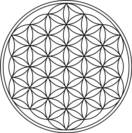 Detail Mandala Blume Des Lebens Nomer 13