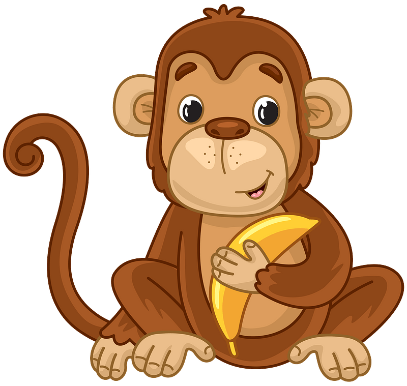 Detail Affe Clipart Nomer 9