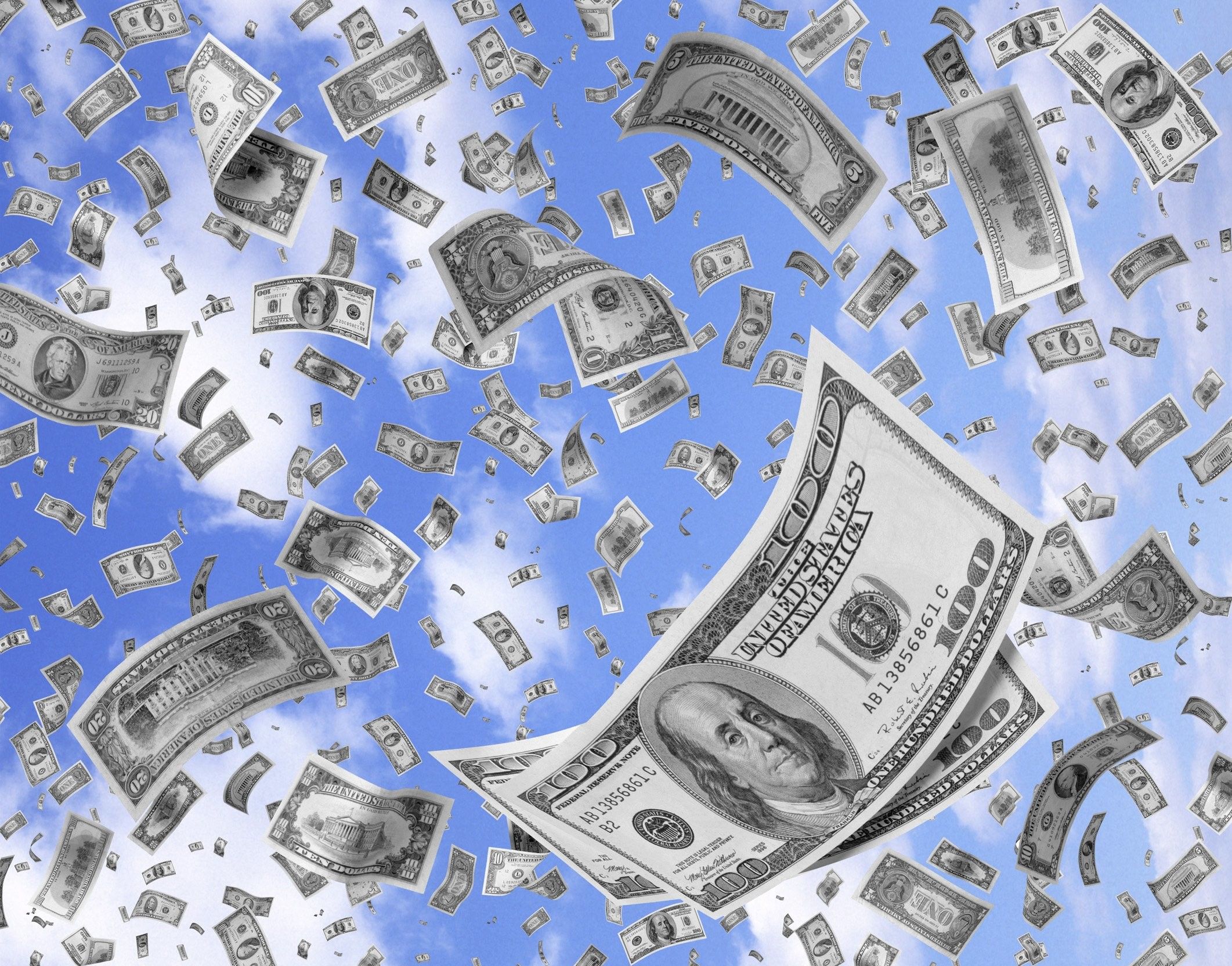 Detail Falling Money Wallpaper Hd Nomer 13