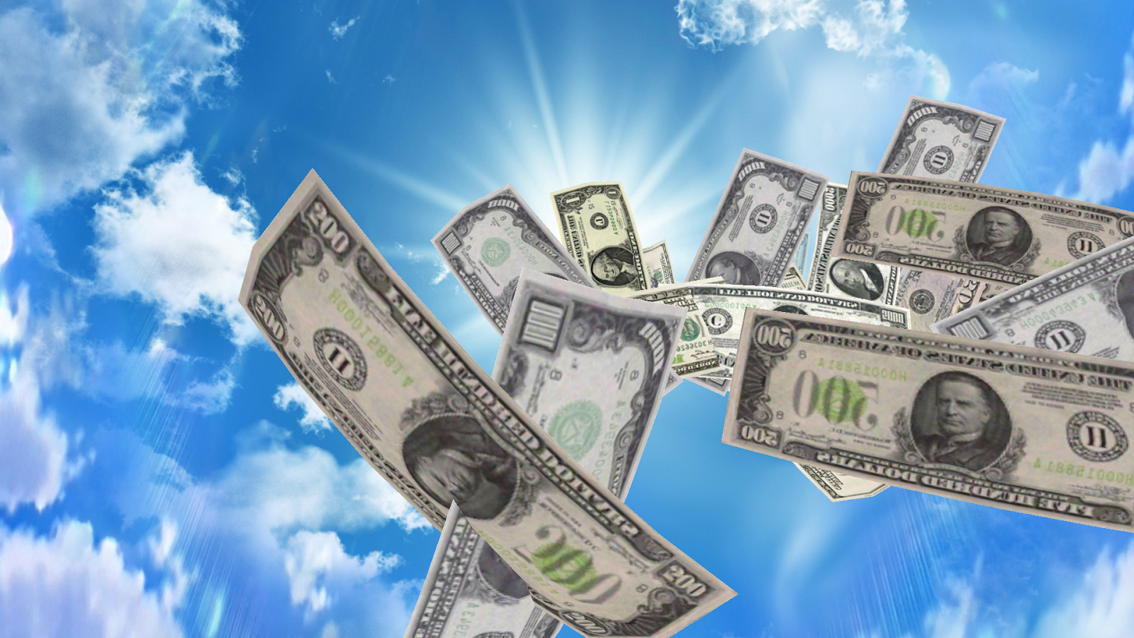Detail Falling Money Wallpaper Hd Nomer 5
