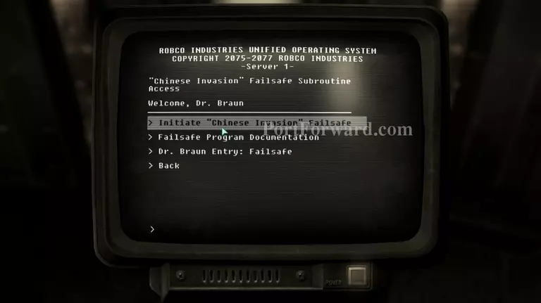 Detail Fallout 3 Vault 112 Code Nomer 26
