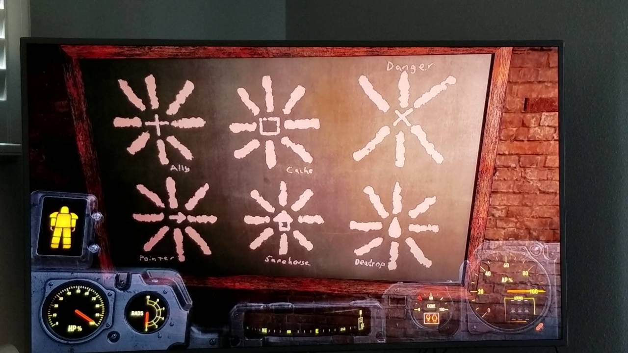 Detail Fallout 4 Chalk Symbols Nomer 4