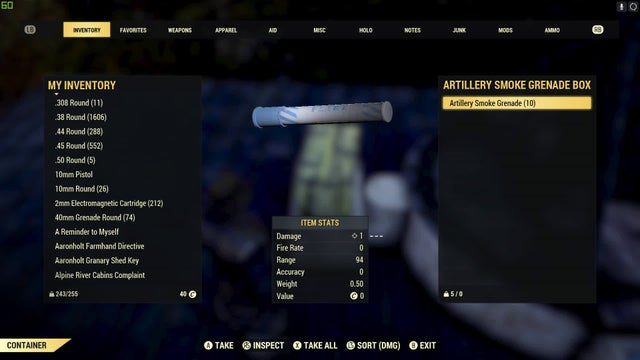 Detail Fallout 4 Smoke Grenade Nomer 44