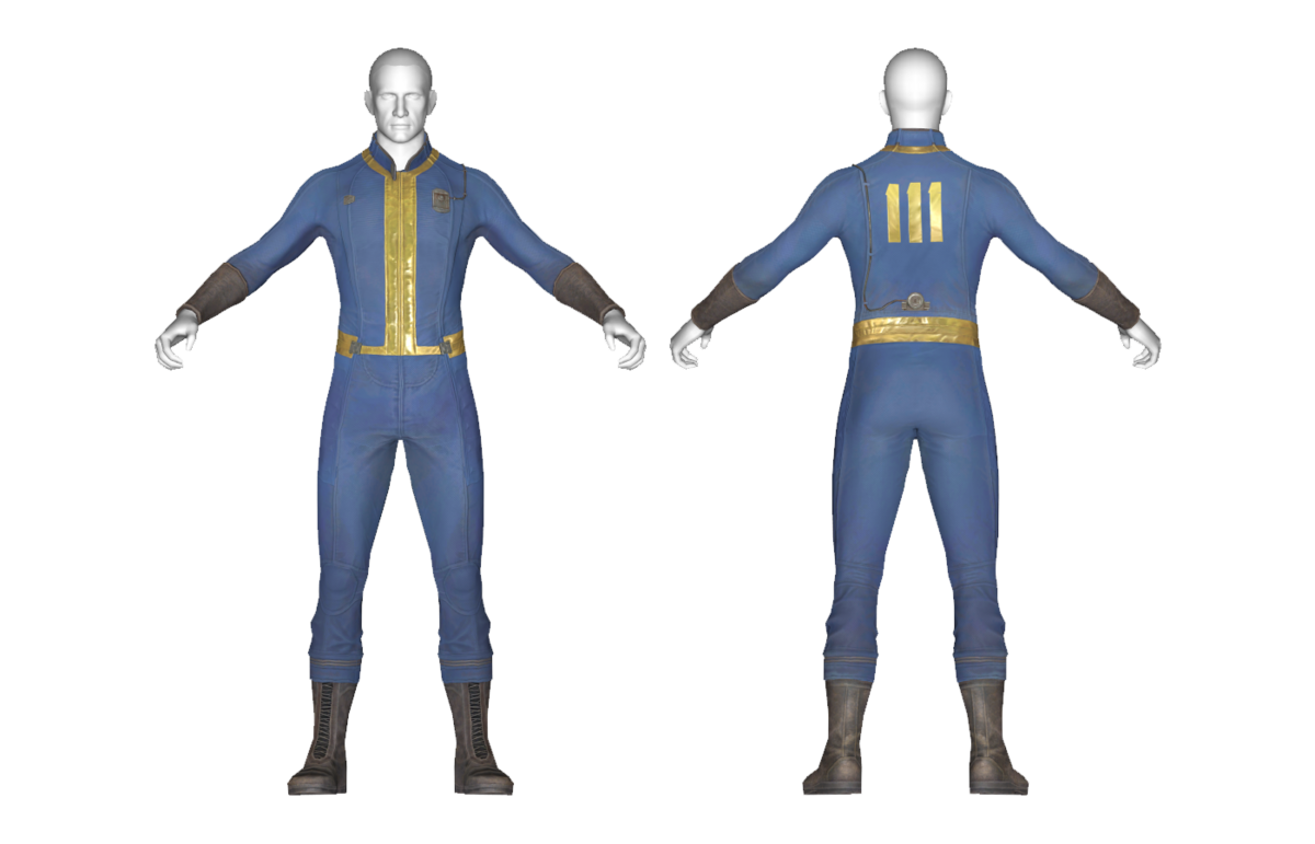 Detail Fallout 4 Vault 111 Suit Nomer 2