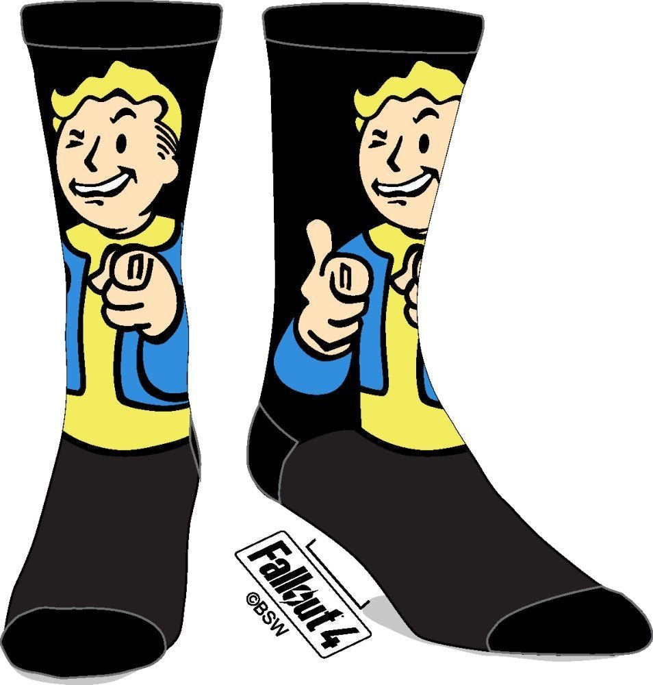 Detail Fallout 4 Vault Boy Socks Nomer 14