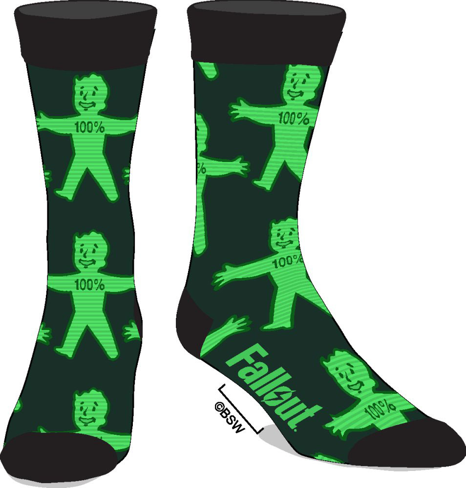 Detail Fallout 4 Vault Boy Socks Nomer 52