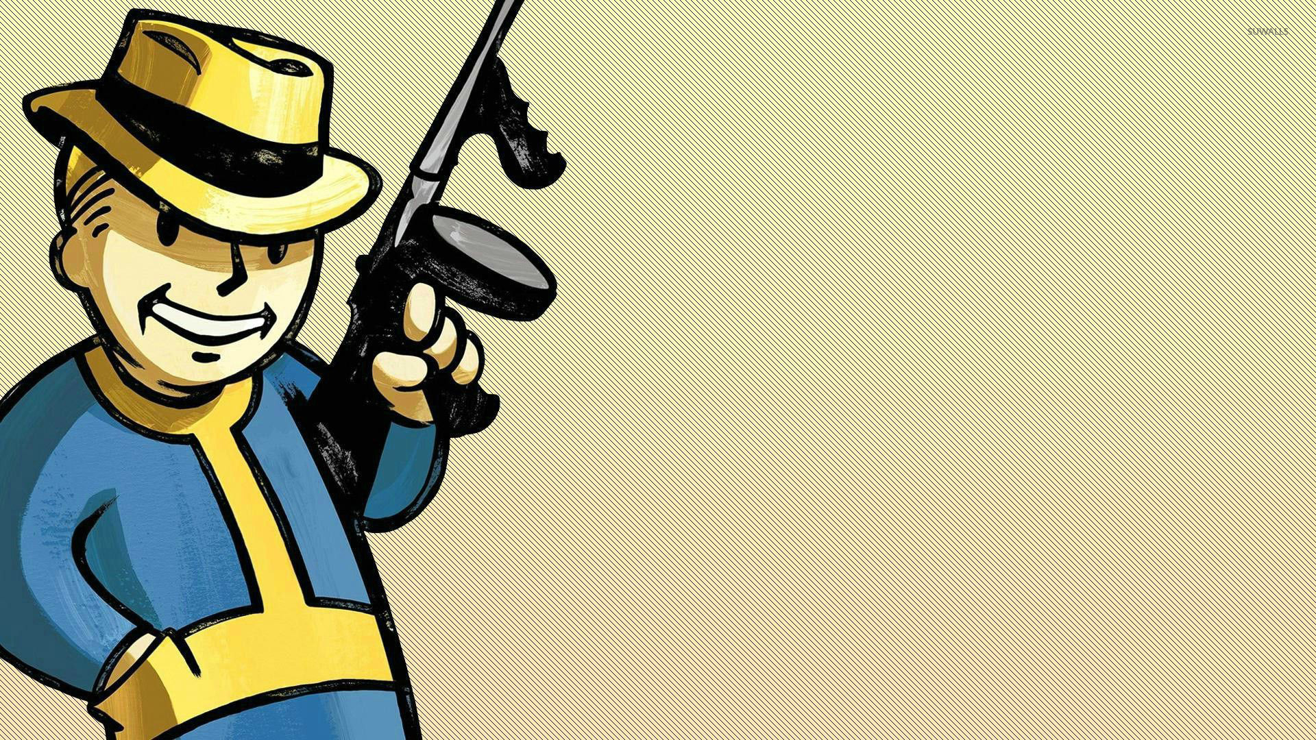 Download Fallout 4 Wallpaper Vault Boy Nomer 22