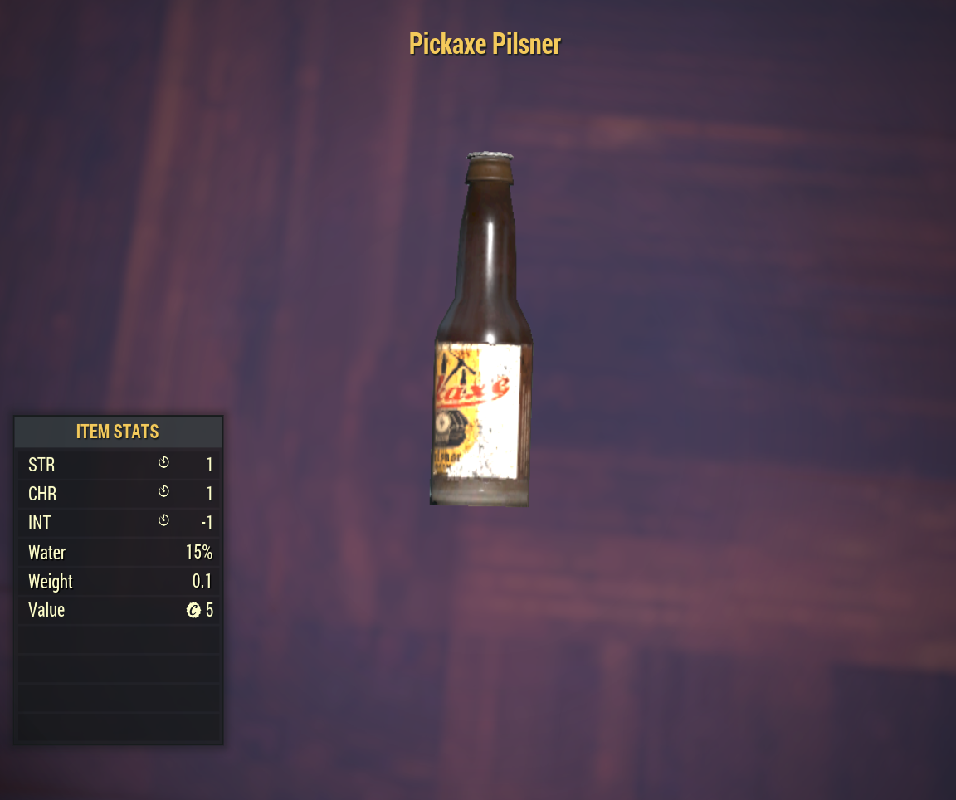 Detail Fallout 76 Beer Bottle Nomer 55