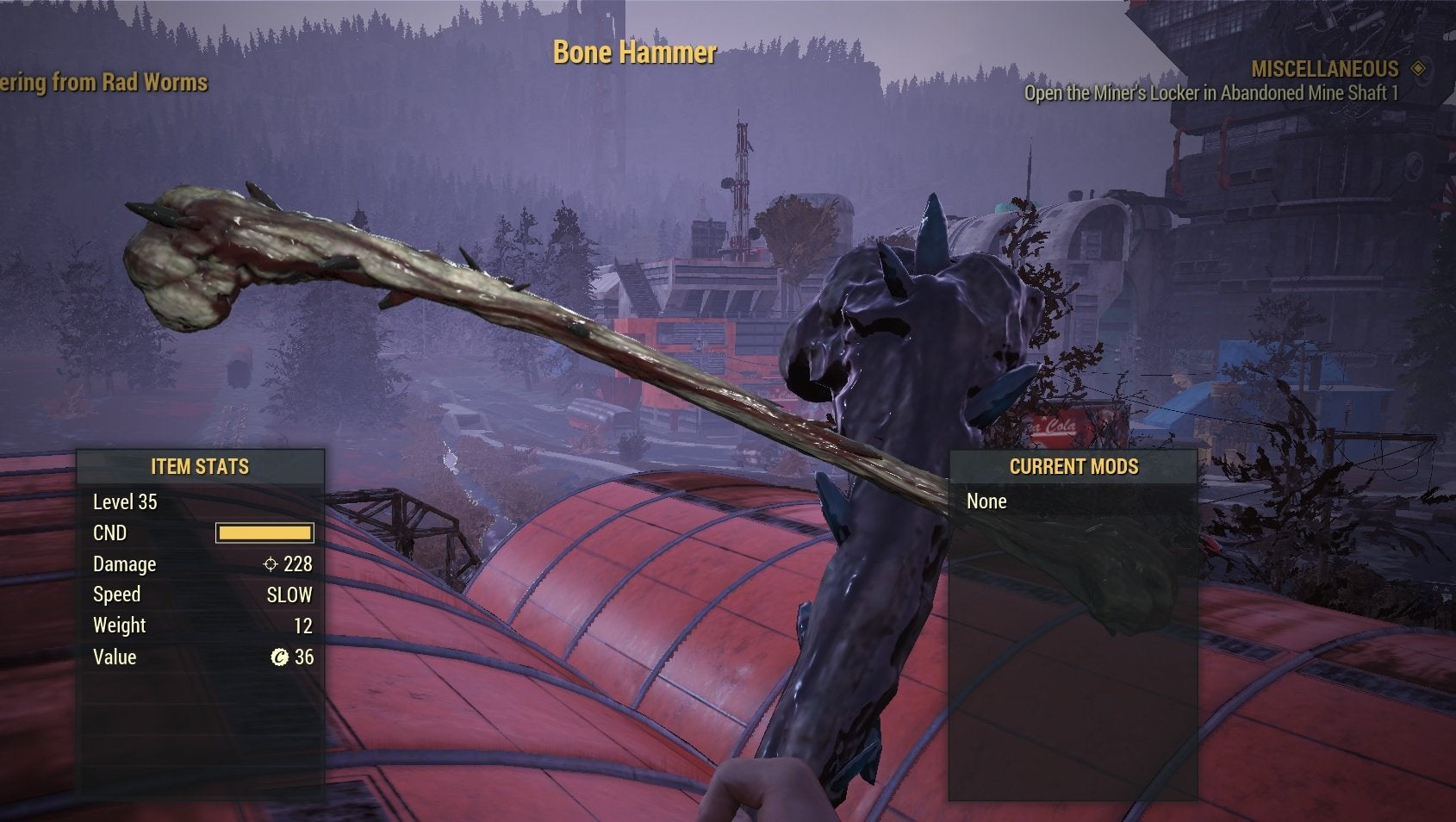 Detail Fallout 76 Bone Hammer Nomer 2