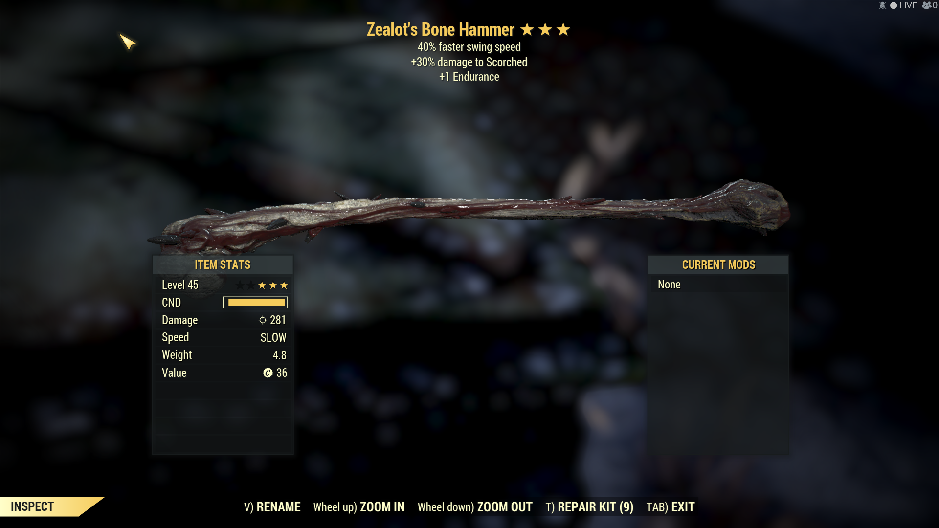 Detail Fallout 76 Bone Hammer Nomer 12