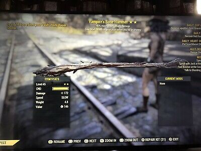 Detail Fallout 76 Bone Hammer Nomer 32