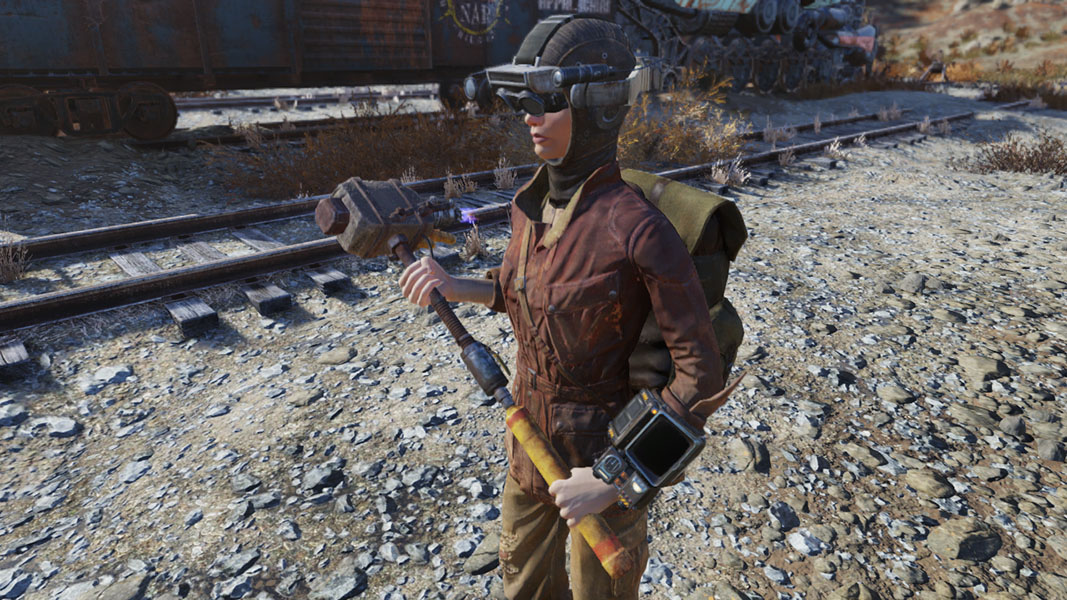 Detail Fallout 76 Bone Hammer Nomer 50