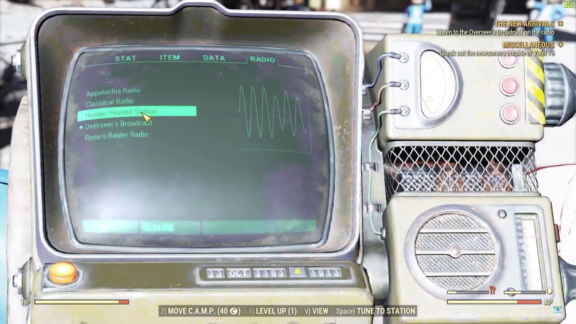 Detail Fallout 76 Crane Cage Code Nomer 48