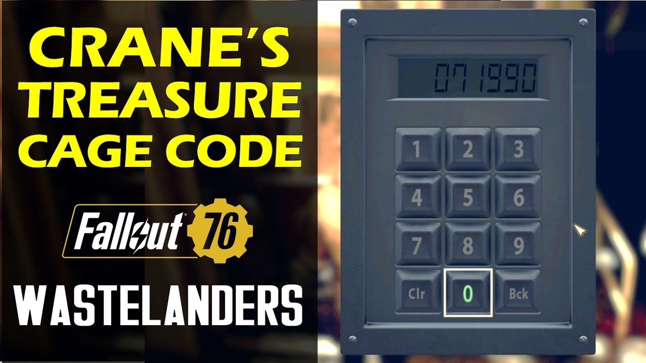 Fallout 76 Crane Treasure Code - KibrisPDR
