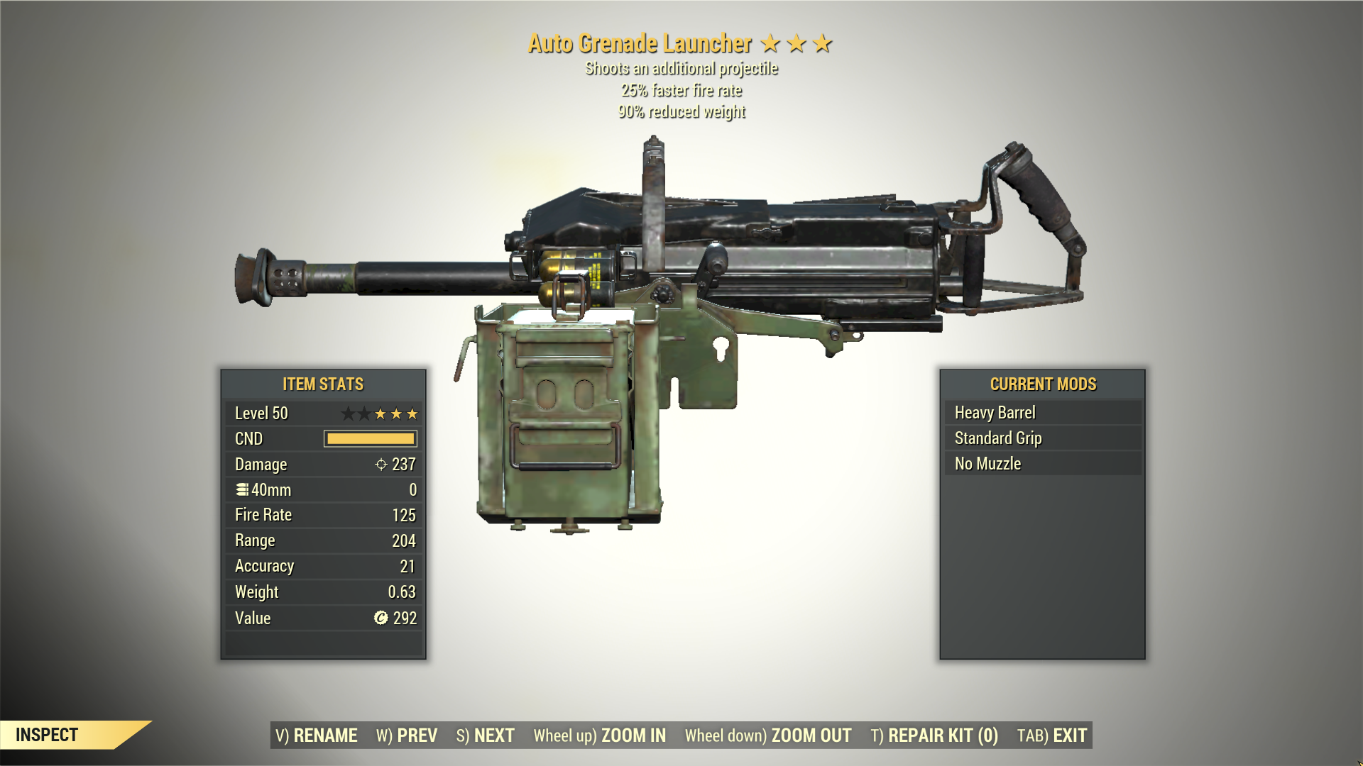 Detail Fallout 76 Grenade Launcher Nomer 10