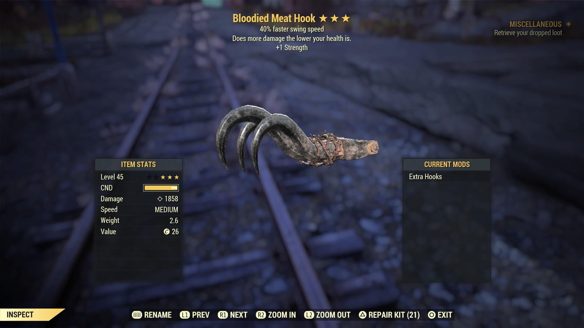 Detail Fallout 76 Meat Hook Nomer 7