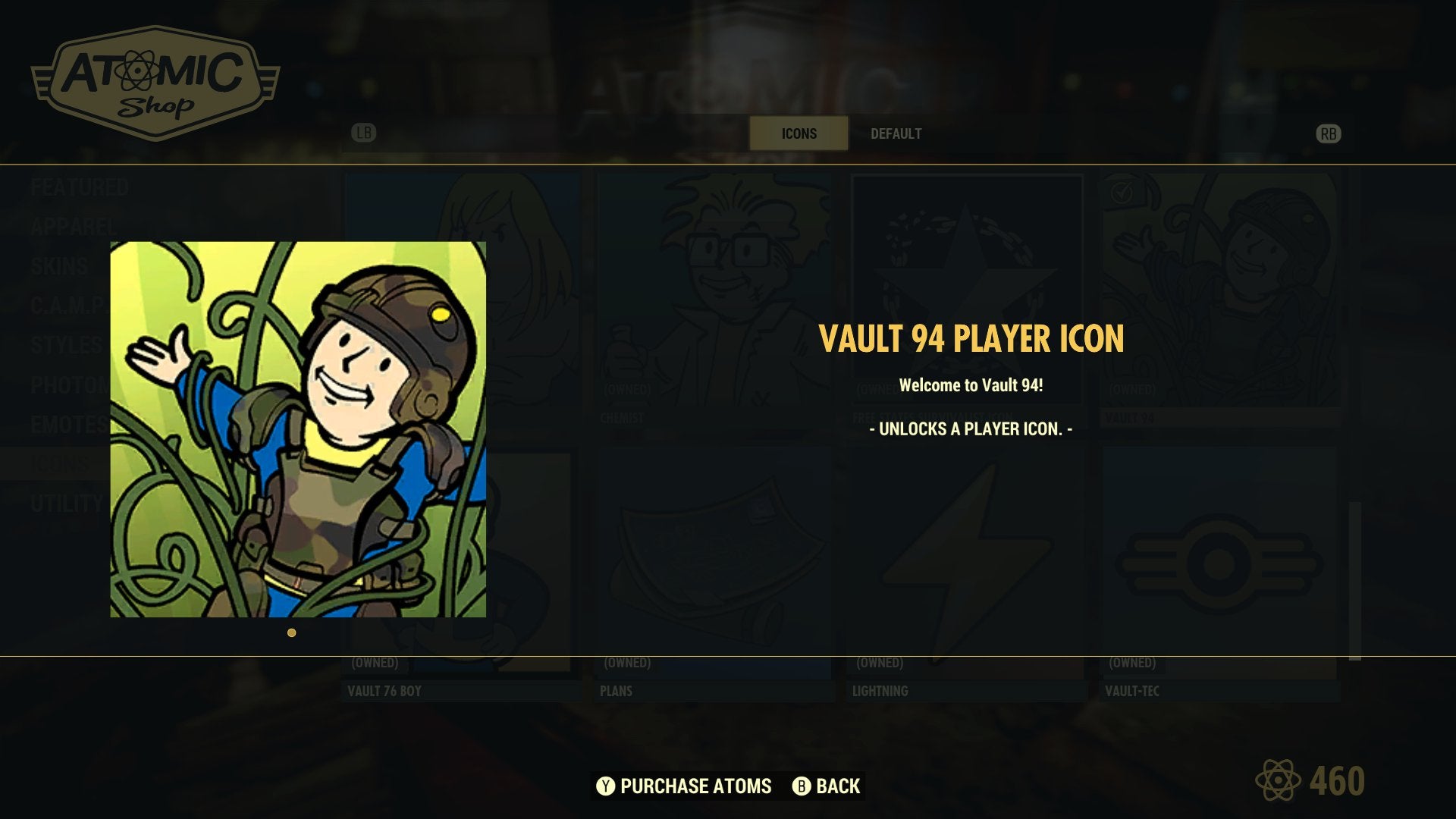 Detail Fallout 76 Player Icons Nomer 10