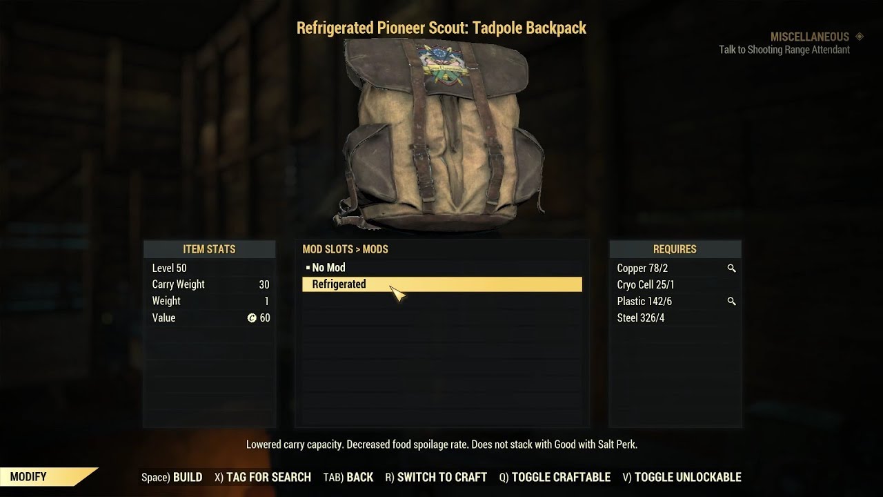 Detail Fallout 76 Refrigerator Backpack Nomer 2