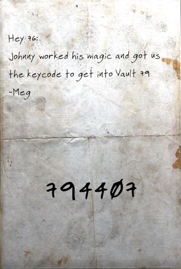 Fallout 76 Vault 79 Code - KibrisPDR