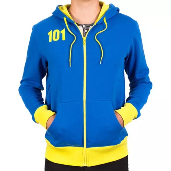 Detail Fallout Vault 101 Hoodie Nomer 6