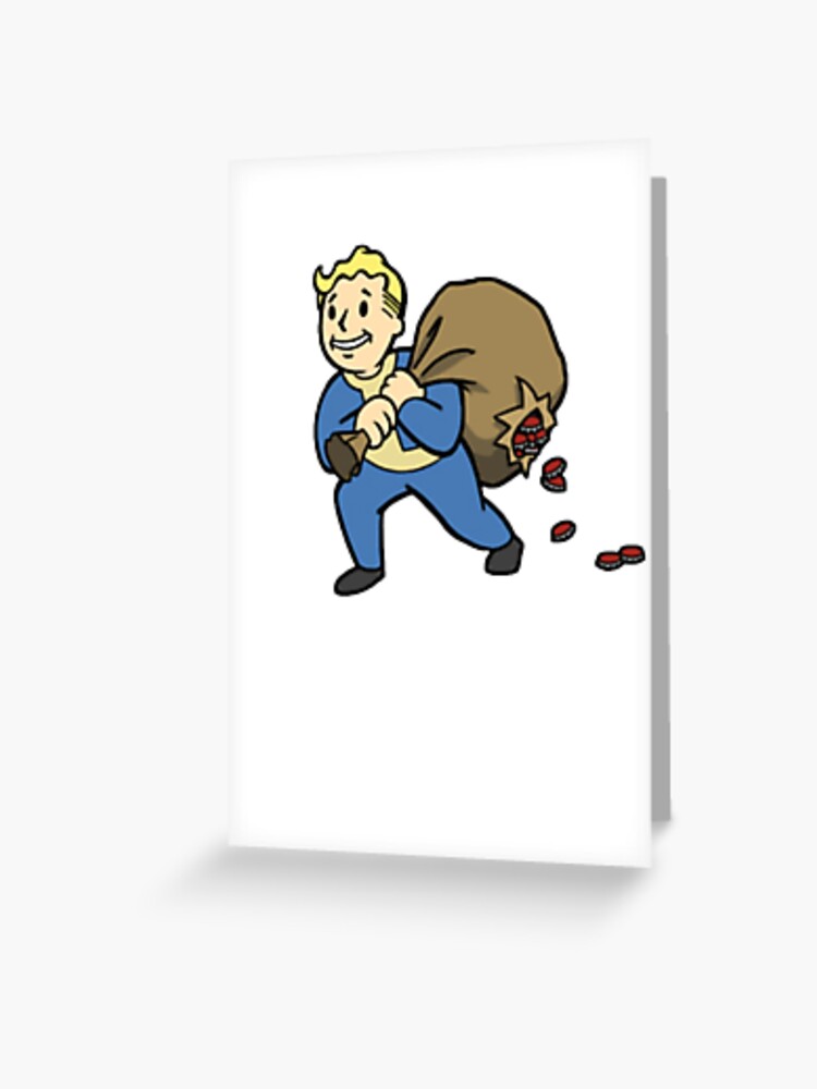 Detail Fallout Vault Boy Card Wallet Nomer 43