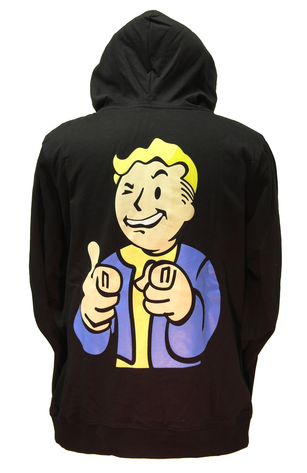 Detail Fallout Vault Boy Hoodie Nomer 3