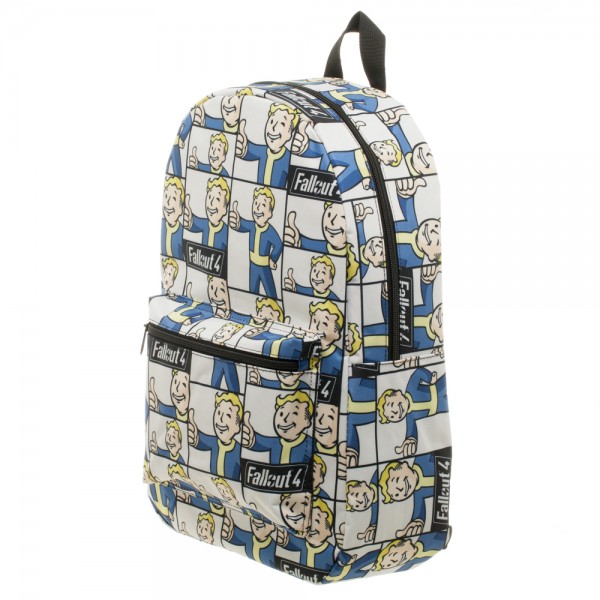Fallout Vault Boy Print Backpack - KibrisPDR